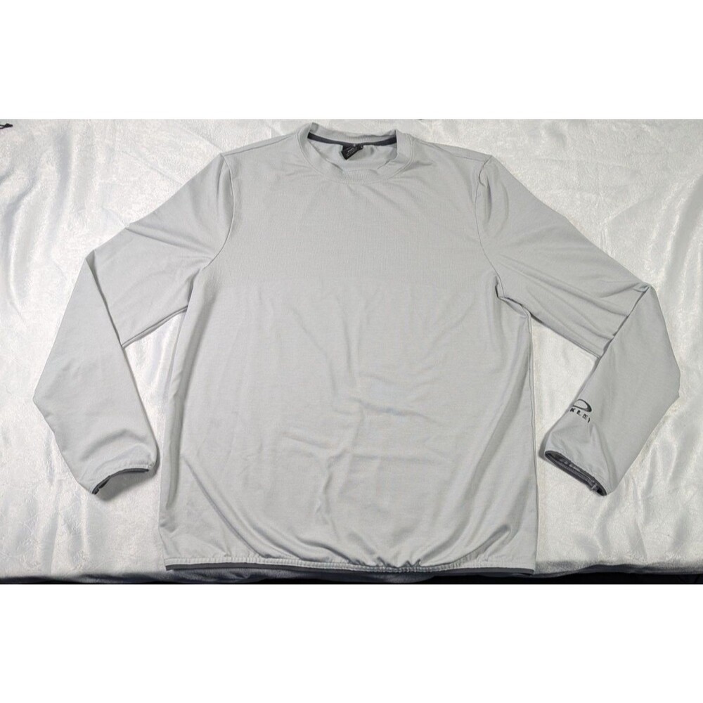Oakley Hydrolix Men’s M Long Sleeve Performance Shirt Gray Athletic